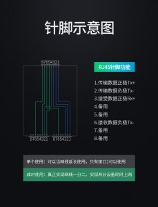 綠聯 Rj45 網路線 分線器 一條網路線傳送兩個 Port 訊號 一組
