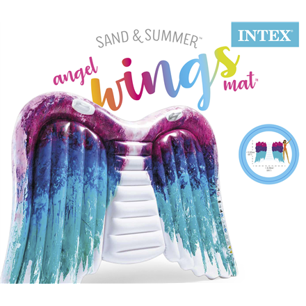 現貨 Intex Angel Wings 網紅 道具 天使之翼 雙人戲水充氣浮排 58786eu